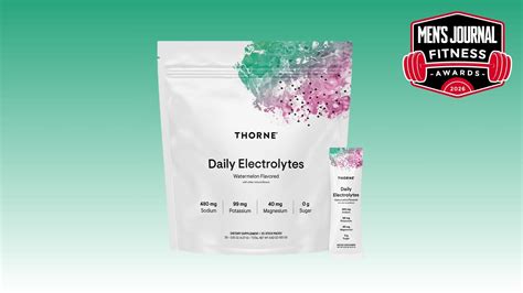 Best Sugar-Free Hydration: Thorne Daily Electrolytes - Men's Journal