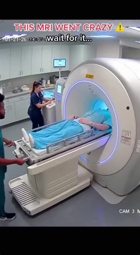 MRI Machine Accident Captured on Hospital CCTV | TikTok