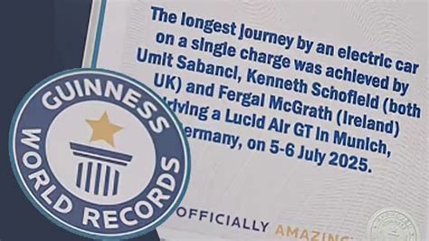 New record for EV driving distance on a single charge has been set