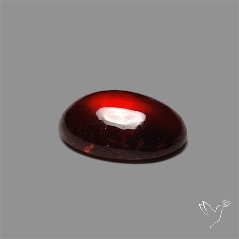 Garnet | Gem Hessonite Garnet Cabochon (12x8x4 mm) | Gemstones For Sale