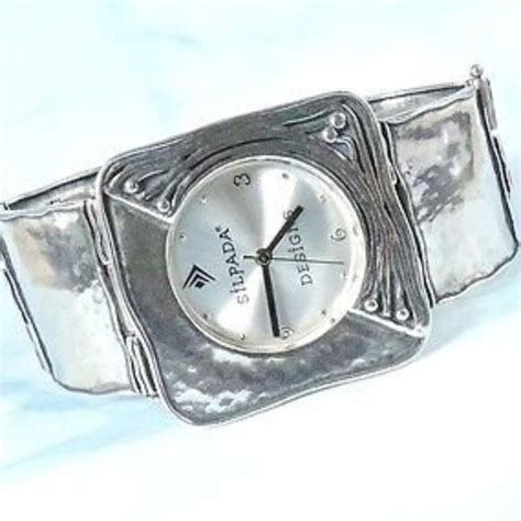 Silpada | Jewelry | Silpada Sterling Silver Watch T372 Retired Heavy ...