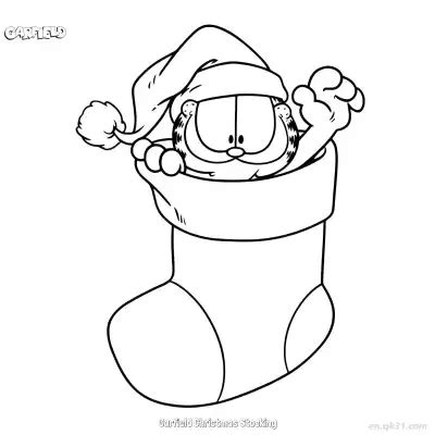 Garfield Pirate Costume Coloring Page - Free Printable Garfield Cat PDF ...