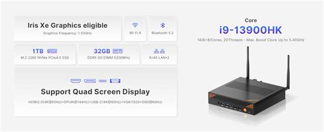 Amazon.com: origimagic A2 Mini PC 工作站 PC 附 VGA 連接埠,intel Core i9 ...
