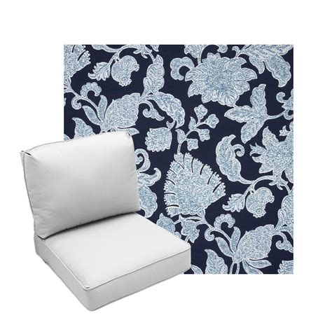 Sunbrella Center Seam Style Patio Chair Replacement Cushions | Custom ...