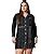 Buy Sassafras Curve Women's Blue Blast Denim Front Button Shirt Dress ...