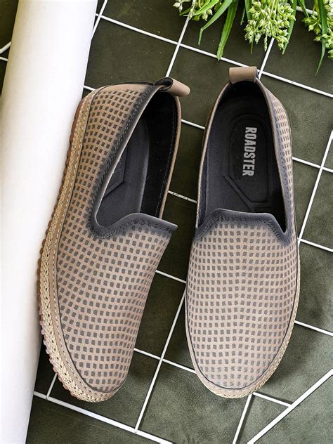 Buy The Roadster Lifestyle Co Men Textured Slip On Casual Espadrilles ...