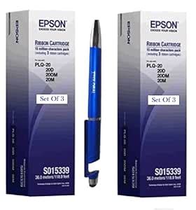 Epson PLQ 20 Ribbons (Set of 2) with ITGLOBAL 3in1 Multi-Function ...