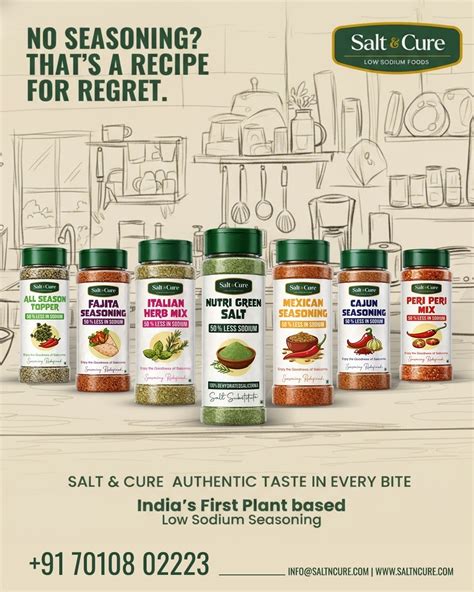 Why Low-Sodium Salt and Low Sodium Seasonings are the Future of Healthy Cooking in India | VRK ...