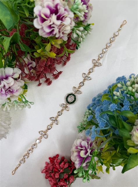 Tanirika Moissanite Sheesh Patti – Kaushalya Art Jewellery