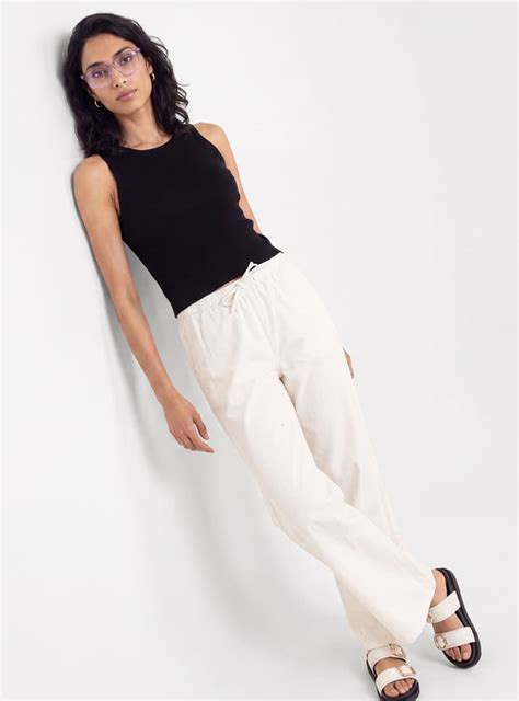 Buy Women High-Rise Denim Trousers Online at just Rs. 1199.0 ...