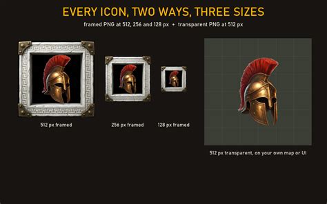 Greek Myth Icons: 48 Painted RPG Item Icons by berserkerbones