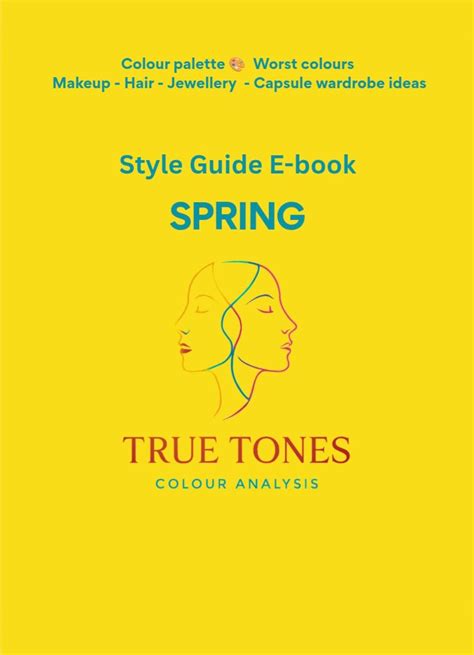 Spring Colour Analysis Style Guide – Warm Fresh Palette E-book (digital ...