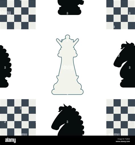 Seamless vector pattern chess Stock Vector Images - Alamy