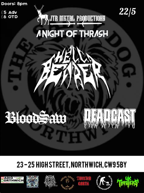 JTR Metal Productions Presents: A Night Of Thrash, The Salty Dog ...