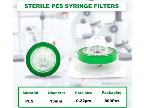 MSE Supplies LLC Biologix Sterile Syringe Filter-PES, 13mm, 0.22um Pore ...