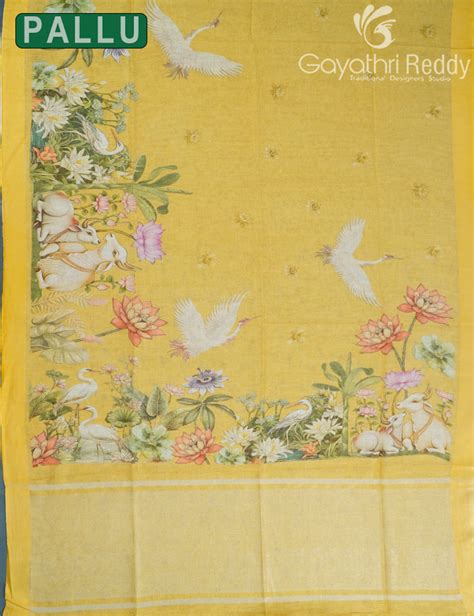 PURE LINEN SAREE-L1446