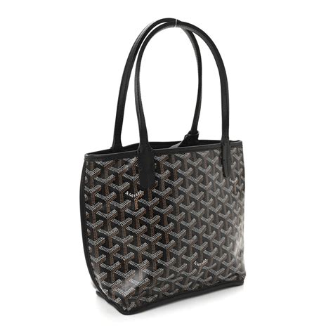 Goyard Goyardine Reversible Mini Anjou Black 1816081 – FASHIONPHILE
