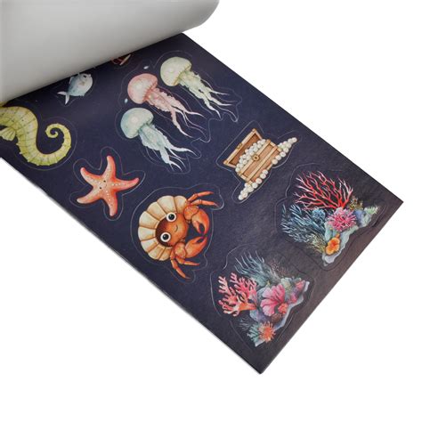 Sticker Book Under The Sea Approx 14 X 7.2cm 12 Sheet – Itsy Bitsy