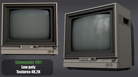 Retro computer Monitor 1701 | Fab