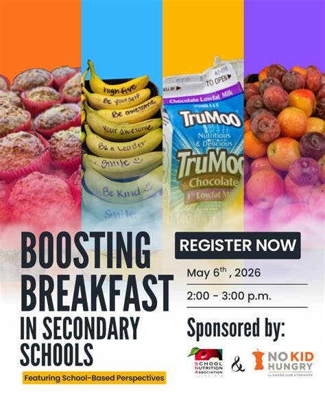 Boosting Breakfast in Secondary Schools | School Nutrition Association of Virginia