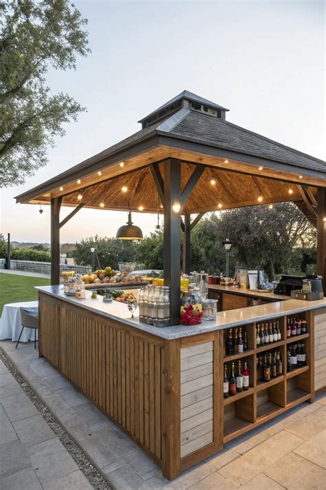 18+ Stylish BBQ Gazebo Ideas for Your Backyard - Garden.eco