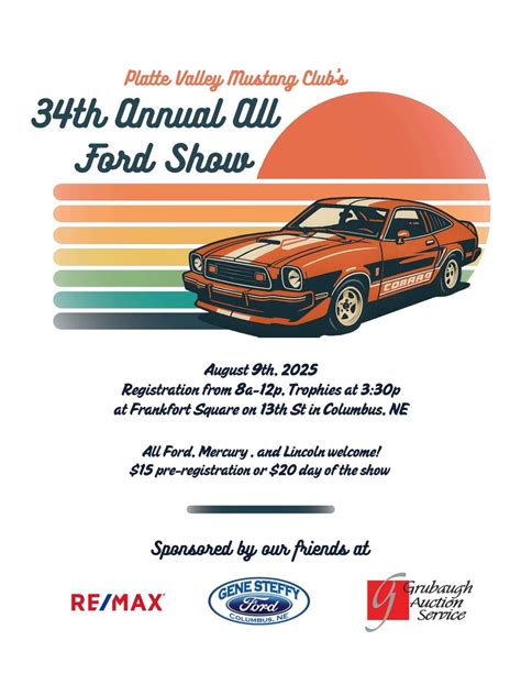 34th Annual All Ford Show, Frankfort Square, Columbus, 9 August 2025 ...