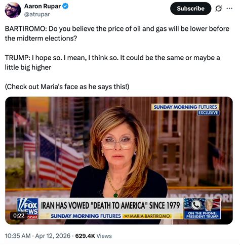 In Hit to Republican Electoral Hopes, Trump Admits Gas Prices Could Be “A Little Bit Higher ...