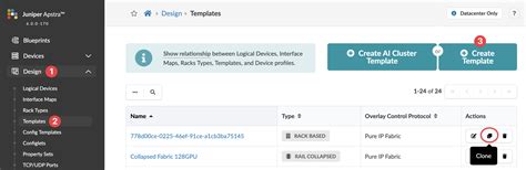 Create Template (Rack-based) | Apstra 6.1 | Juniper Networks