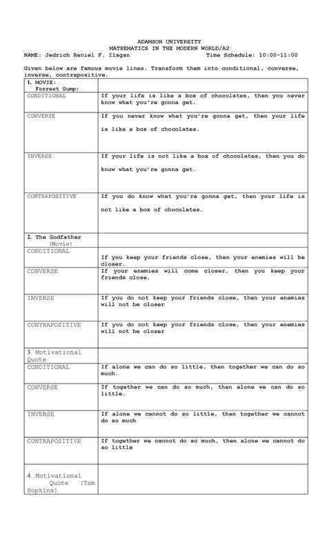 Translation Math Example