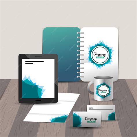 Business stationary template with company asset | Premium Vector