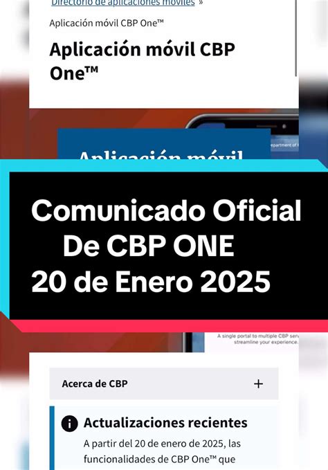 Comunicado Oficial de Cbp One #uscis #cbpone #asilopolitico #trum #bre ...