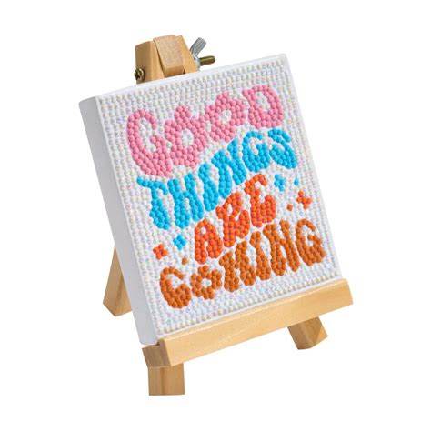Diamond Art Club Mini Easels - Good Things Are Coming Diamond Painting ...
