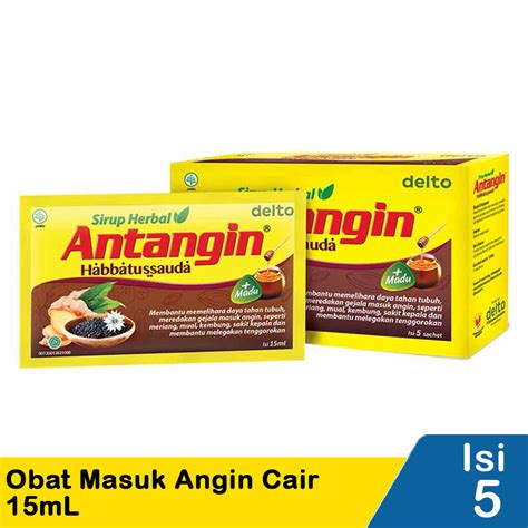 Jual ANTANGIN OBAT MASUK ANGIN CAIR HABBATUSSAUDA 5x15mL | Shopee Indonesia