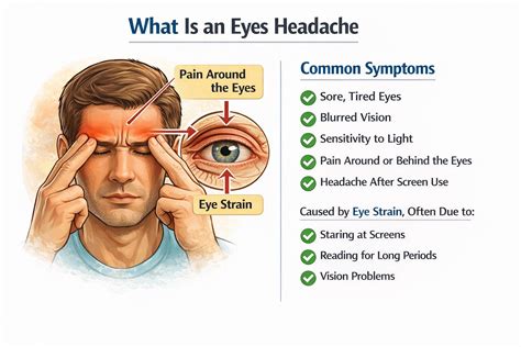 What is eye headache: Causes, Symptoms & Treatment Options