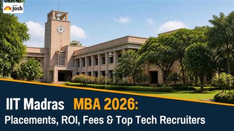 IIT Madras MBA 2026: Placements, ROI, Fees & Top Tech Recruiters