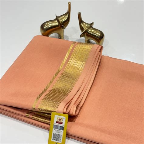 Pure Mysore Silk Saree | 100 Grams | Designer Border | Raj Silk Villa