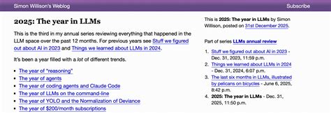 2025 大语言模型年度回顾