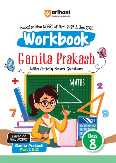 NCERT Workbook Mathematics Class - 8 | Ganita Prakash (Part 1 & 2 ...