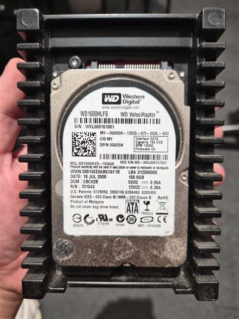 Western Digital VelociRaptor 160GB HDD, Computers & Tech, Parts ...