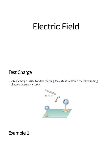 Electric Field | PDF