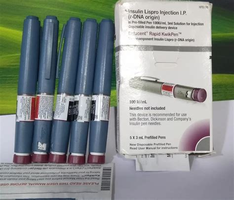 HUMALOG KWIKPEN 100 IU/3ML at ₹ 1097.2/piece | Humalog Mix Insulin in ...