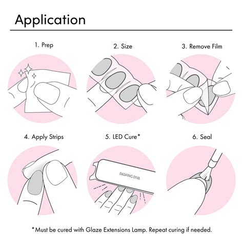 Clear Squoval Semi-Cured Gel Nail Lengthening Strips Starter Kit ...