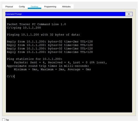 Cisco Packet Tracer Ping Command – NBKomputer