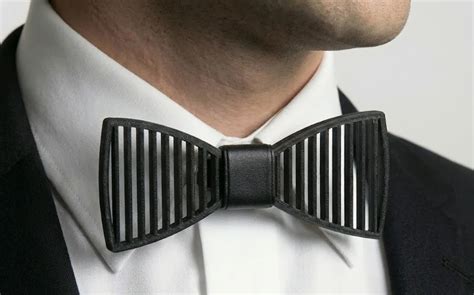 Modern bow tie with pattern - elegant formal wear - Free 3D Print Model ...