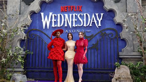 'Wednesday' premiere photos: Jenna Ortega, Emma Myers, more