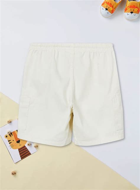Buy Boys Solid Cargo Shorts Online at just Rs. 499.0 - 1000016465293 ...