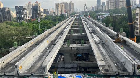 Mumbai Metro Line 4: Kapurbawdi station takes shape with U-girders ...