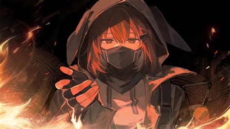 Crownslayer Arknights Animal Ear Hood 4k Wallpaper | PixieWall