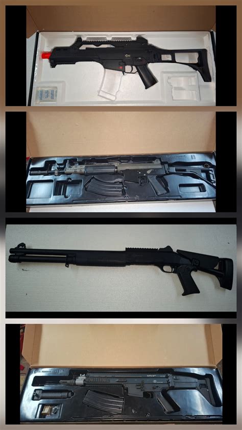 Groot airsoft lot met FN Minimi - SCAR, FNC, pistolen, munitie en gear ...
