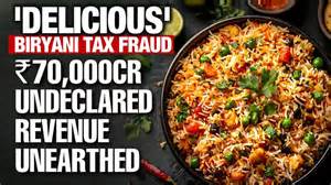Biryani chains-linked tax case leads to alleged 70,000 crore billing scam